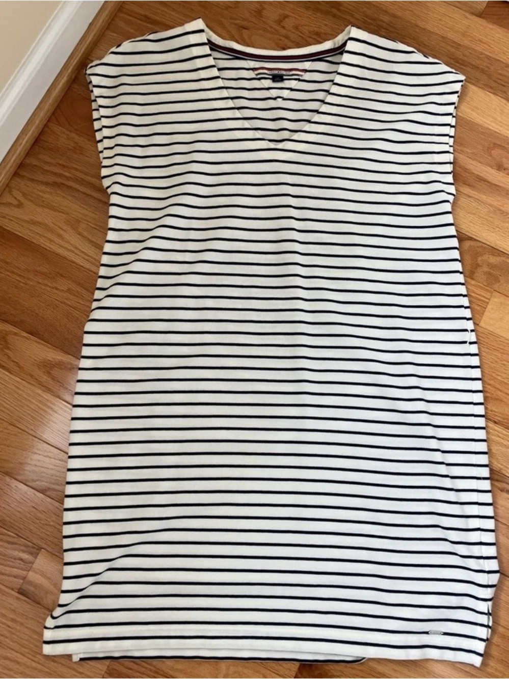 Tommy Hilfiger 100% cotton dress size L Black&White casual summer dress